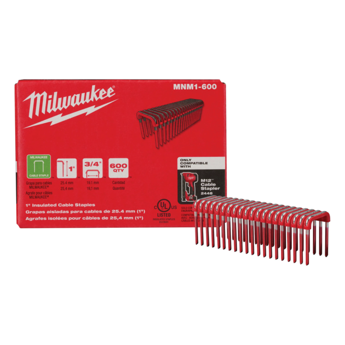 Milwaukee 1" Insulated Cable Staples