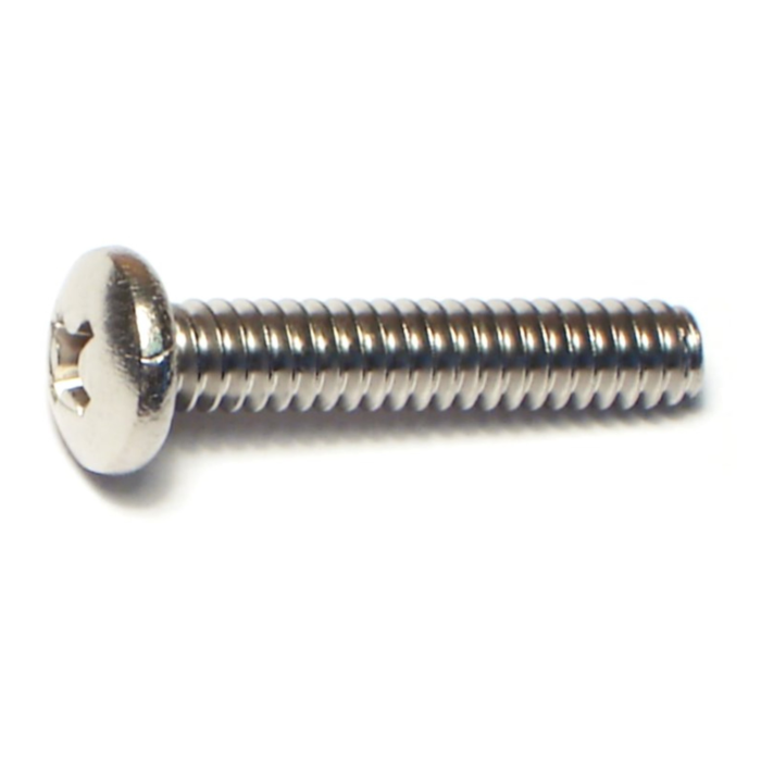 10-24 x 1" Phillips Pan Head, Machine Screw, Stainless Steel 