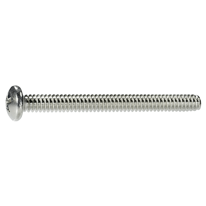 10-24 x 2" Phillips Pan Head, Machine Screw, Stainless Steel 