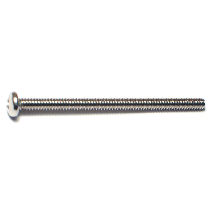 10-24 x 3" Phillips Pan Head, Machine Screw, Stainless Steel 