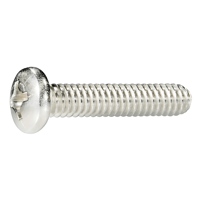 1/4"-20 x 1-1/4" Phillips Pan Head, Machine Screw, Stainless Steel 