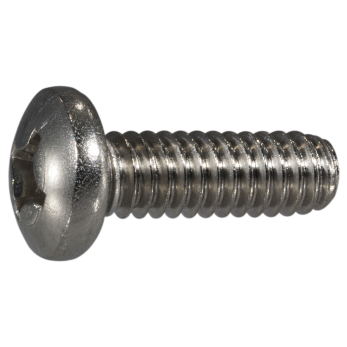 1/4"-20 x 3/4" Phillips Pan Head, Machine Screw, Stainless Steel 