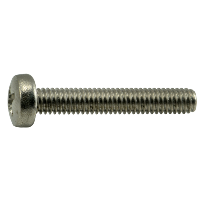 4 mm - 0.70 x 25 mm Machine Screw, Phillips Pan Head, Zinc 