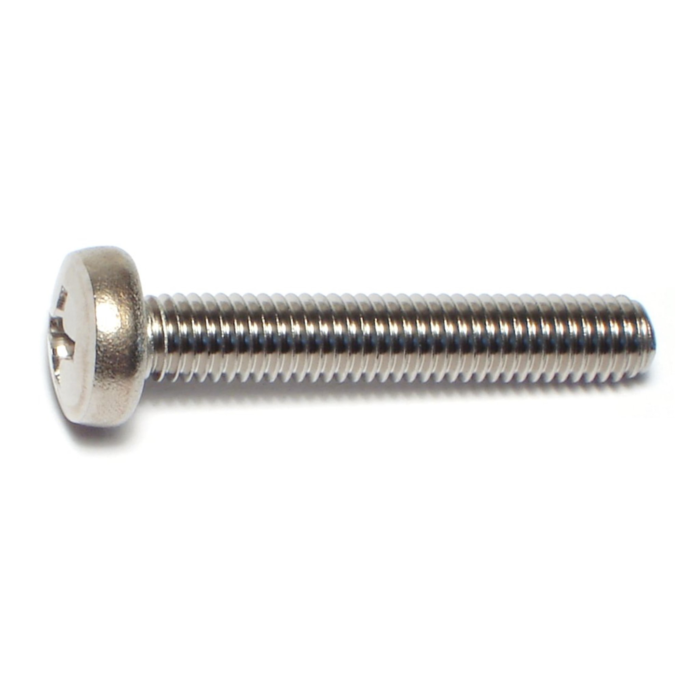 5 mm - 0.80 x 30 mm Machine Screw, Phillips Pan Head, Zinc 