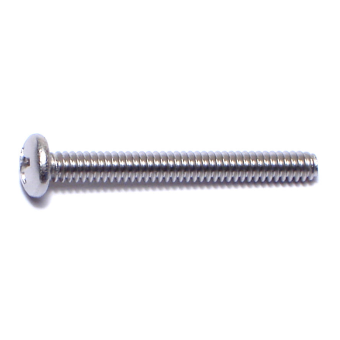 6-32 x 1-1/4" Phillips Pan Head, Machine Screw, Stainless Steel 