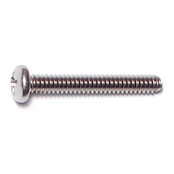 6-32 x 1" Phillips Pan Head, Machine Screw, Stainless Steel 
