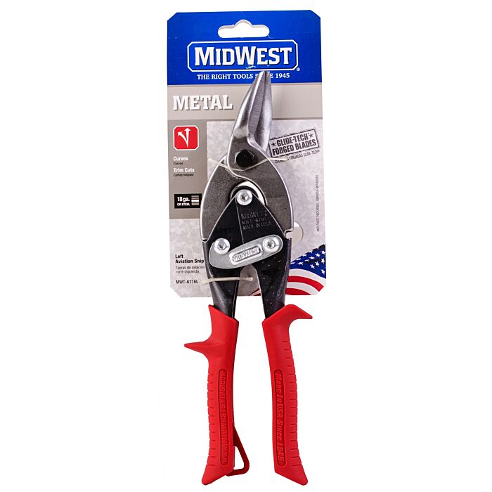 Midwest 10 in Left Cut Aviation Snip