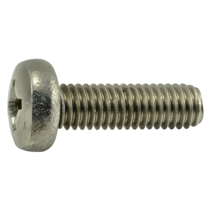 6 mm - 1.00 x 20 mm Machine Screw, Phillips Pan Head, Zinc 