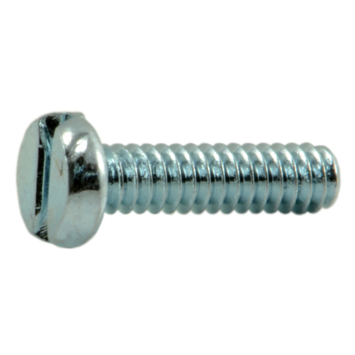 1.6mm - 0.35 x 6 mm Machine Screw, Phillips Round Head, Zinc 