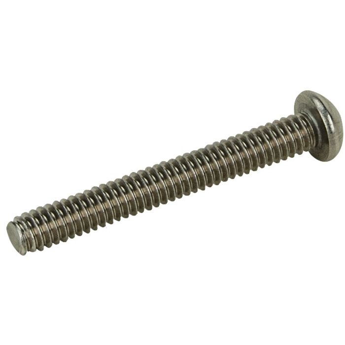 Star Stainless #4 2 in Round Head Phillips Machine Screw