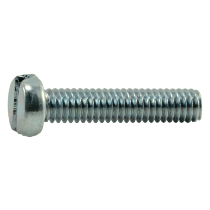 2.5 mm - 0.45 x 12 mm Machine Screw, Phillips Pan Head, Zinc 