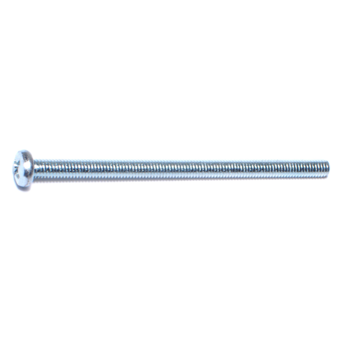 4 mm - 0.70 x 70 mm Phillips Pan Head, Machine Screw, Zinc 