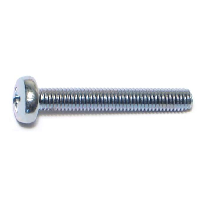 5 mm - 0.80 x 35 mm Phillips Pan Head, Machine Screw, Zinc 