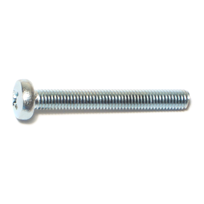 5 mm - 0.80 x 40 mm Phillips Pan Head, Machine Screw, Zinc 