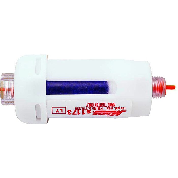 Milton 1/4 in NPT 15 scfm Air Line Mini Disposable Desiccant Filter