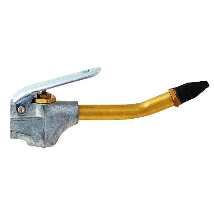 Milton 1/4 in NPT 11.4 scfm Lever Style Blow Gun and Bent Nozzle