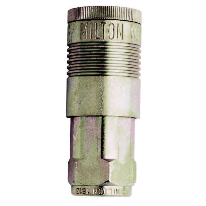 Milton Industrial Air Coupler, G-Style quick connect coupler, 1/2" FNPT, Steel Air tool fitting, S-1815