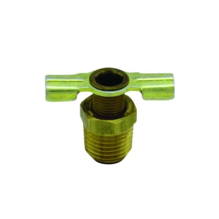 Milton 1/4 in NPT Brass Compressor Tank Drain Cock