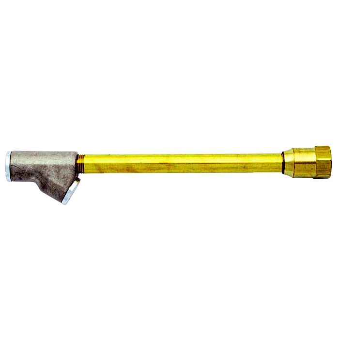 Milton Straight Foot Dual Head Air Chuck Tire Pressue Guage, 1/4" FNPT, 150 PSI, Truck, Tractor Trailer, Semi Truck, Dually, RV & Car, S-693