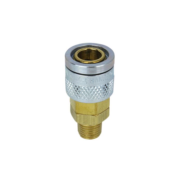 Milton 1/4 in MNPT Steel M-Style Hose Coupler