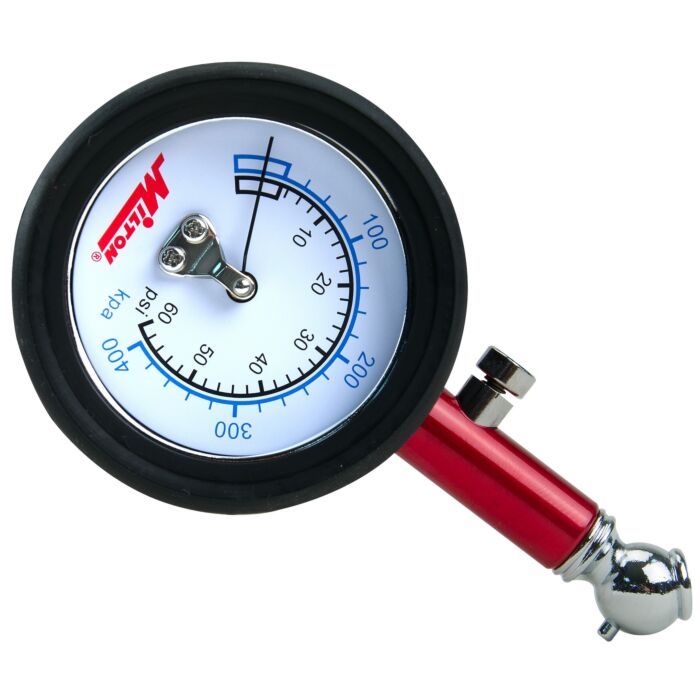 Milton 2 lb 0 to 60 psi 1 Dial Tire Gauge