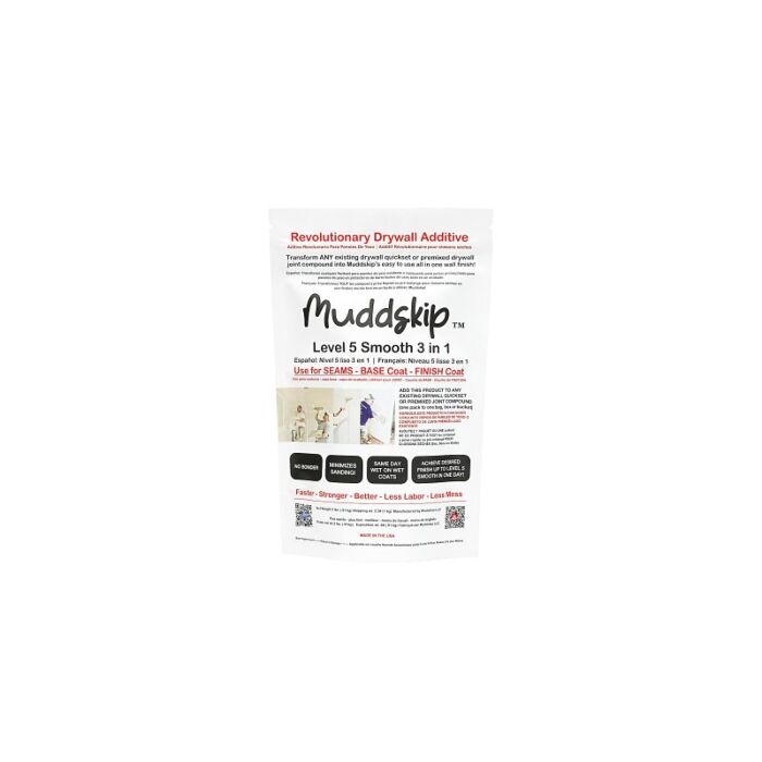 Muddskip Level 5 3-in-1 Smooth Drywall Additive - 2 lb