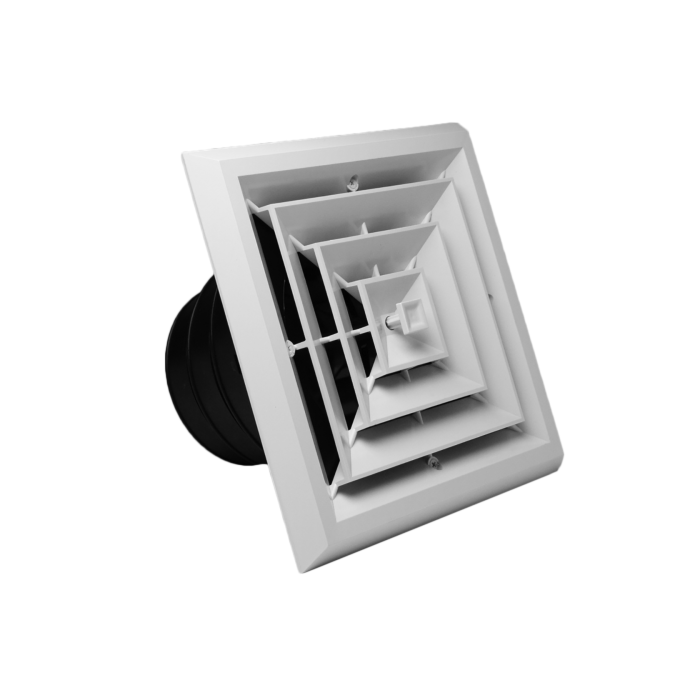 RectorSeal Airtec 6X6 4 Way Grille/Damper Box 4,5,6"