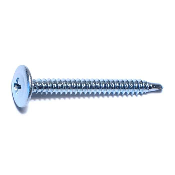 #8 x 1-5/8" Modified Truss Lath Self-Drilling Screw, Zinc (Bulk Box 1 lb)