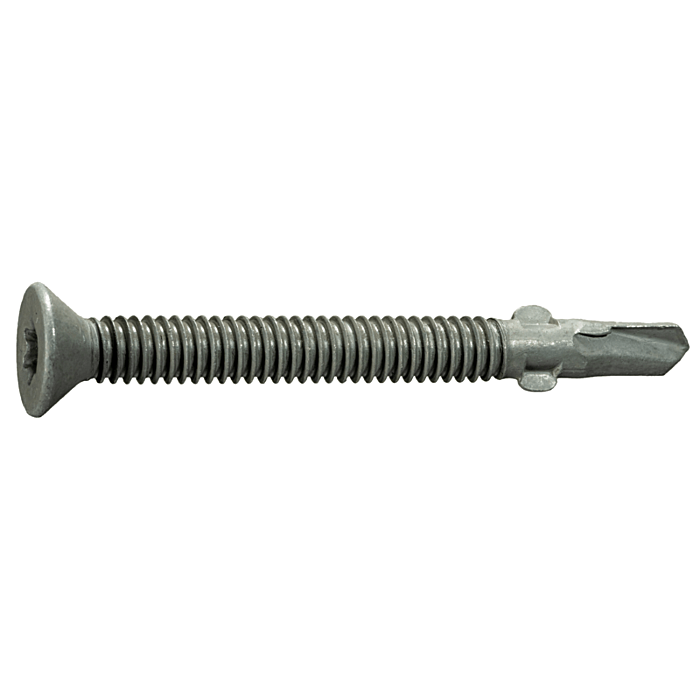 1/4" x 2-1/2" Star Flat Head, Self-Drilling Screw, Gray Ruspert Coated, Gray (Bulk Box 1 lb)