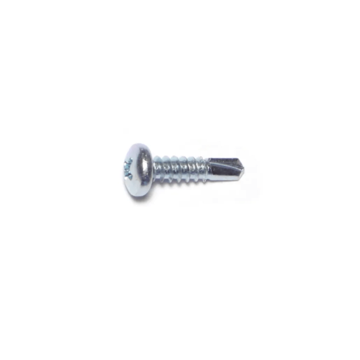 #10 x 3/4" Phillips Pan Head, Self-Drilling Screw, Zinc (Bulk Box 1 lb)