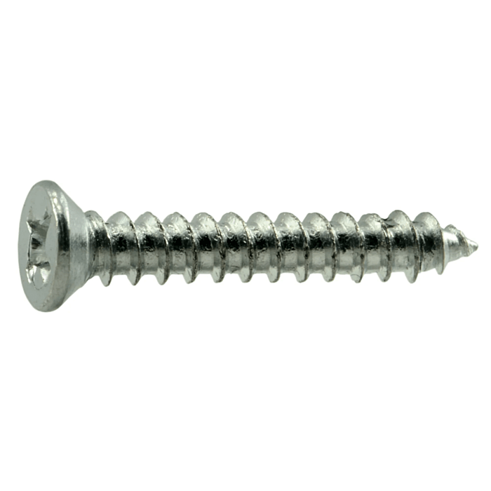 #4 x 3/4" Phillips Flat Head, Wood Screw, Zinc (Bulk Box 1 lb)
