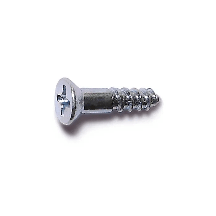 #6 x 5/8" Phillips Flat Head, Wood Screw, Zinc (Bulk Box 1 lb)