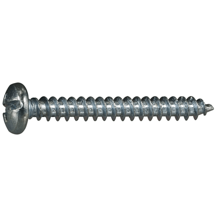 #10 x 1-1/2" Combo Pan Head, Sheet Metal Screw, Zinc (Bulk Box 1 lb)