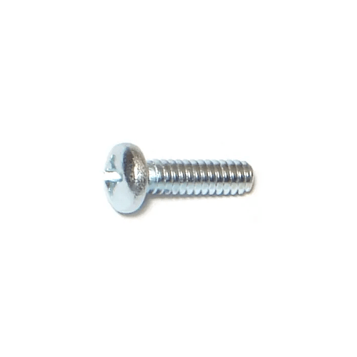 6-32 x 1/2" Phillips Pan Head, Machine Screw, Zinc (Bulk Box 1 lb)