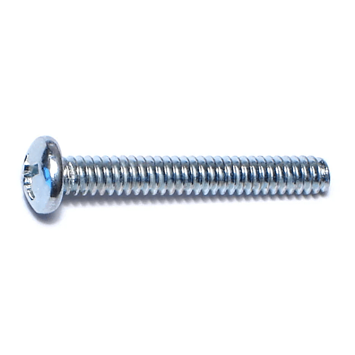 6-32 x 1" Phillips Pan Head, Machine Screw, Zinc (Bulk Box 1 lb)