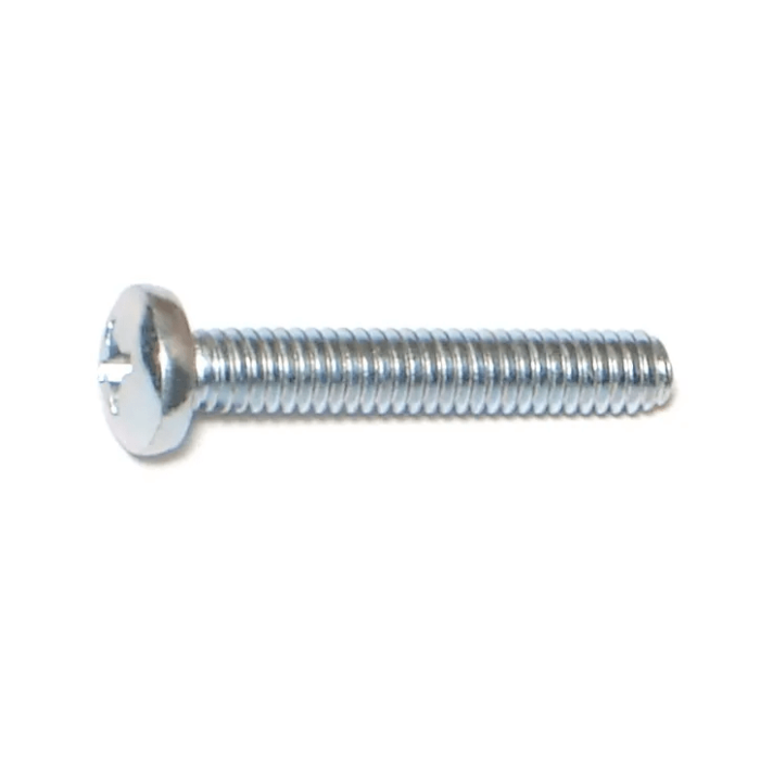 8-32 x 1" Phillips Pan Head, Machine Screw, Zinc (Bulk Box 1 lb)