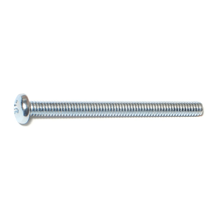 8-32 x 2" Phillips Pan Head, Machine Screw, Zinc (Bulk Box 1 lb)