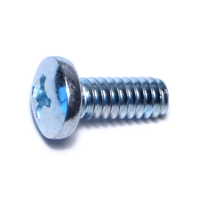 10-24 x 1/2" Phillips Pan Head, Machine Screw, Zinc (Bulk Box 1 lb)