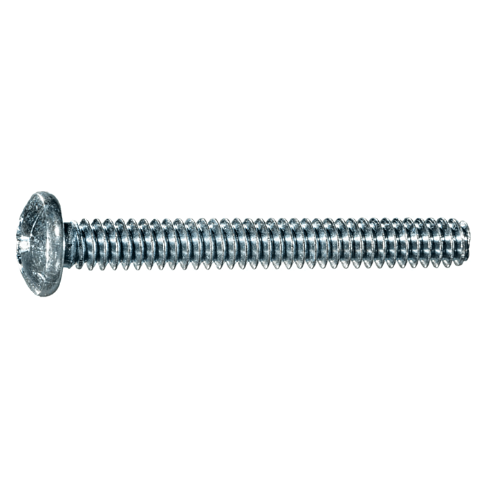 10-24 x 1-1/2" Phillips Pan Head, Machine Screw, Zinc (Bulk Box 1 lb)