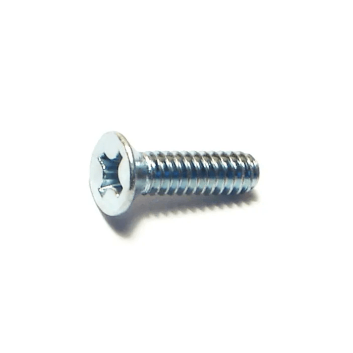 6-32 x 1/2" Phillips Flat Head, Machine Screw, Zinc (Bulk Box 1 lb)