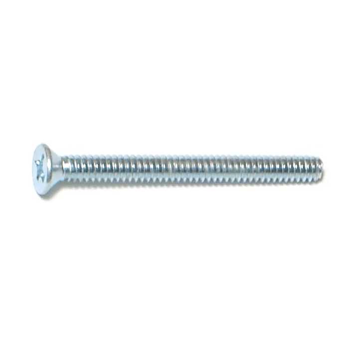 6-32 x 1-1/2" Phillips Flat Head, Machine Screw, Zinc (Bulk Box 1 lb)