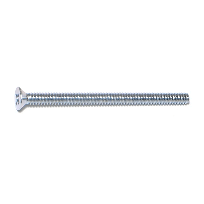 6-32 x 2" Phillips Flat Head, Machine Screw, Zinc (Bulk Box 1 lb)