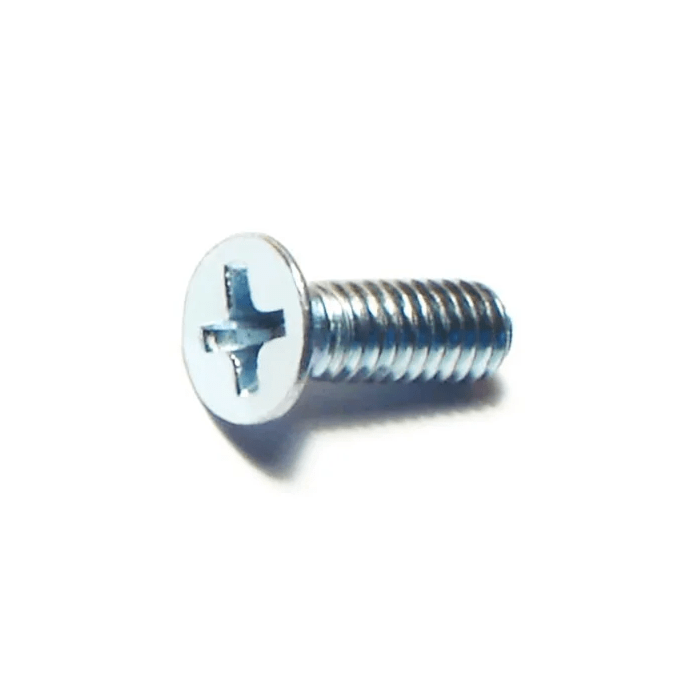 8-32 x 1/2" Phillips Flat Head, Machine Screw, Zinc (Bulk Box 1 lb)
