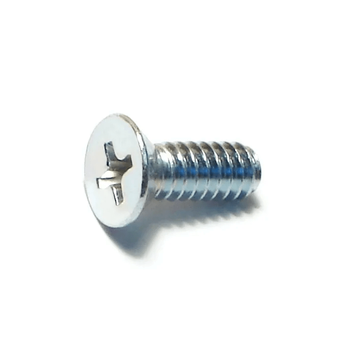 10-24 x 1/2" Phillips Flat Head, Machine Screw, Zinc (Bulk Box 1 lb)