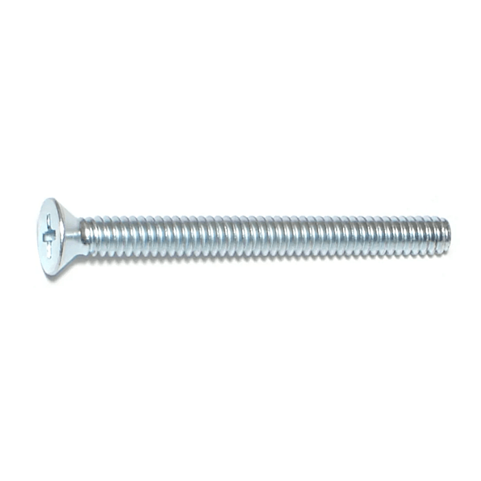 10-24 x 2" Phillips Flat Head, Machine Screw, Zinc (Bulk Box 1 lb)