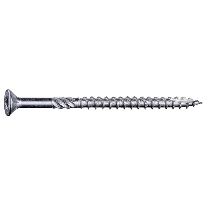 #10 x 3" Star Flat Head, Wood Screw, Stainless Steel (Bulk Box 1 lb)