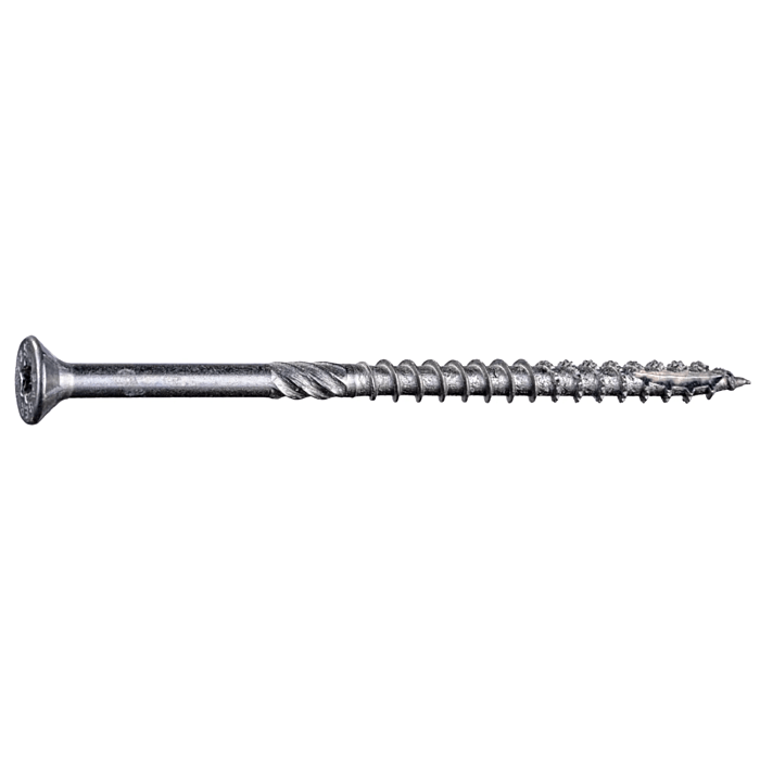 #10 x 3-1/2" Star Flat Head, Wood Screw, Stainless Steel (Bulk Box 1 lb)