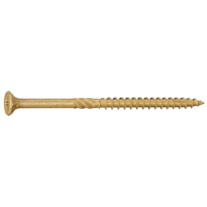 #10 x 3-1/2" Star Flat Head, Wood Screw, XL1500 Coated, Tan (Bulk Box 1 lb)