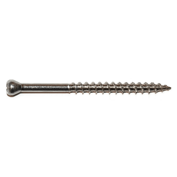 #9 x 2-1/2" Star Drive, Wood Screw, Stainless Steel (Bulk Box 1 lb)