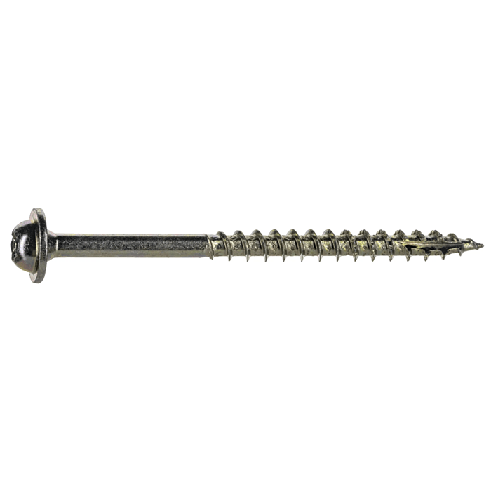 #9 x 2-1/2" Star Truss Head, Wood Screw, Zinc (Bulk Box 1 lb)